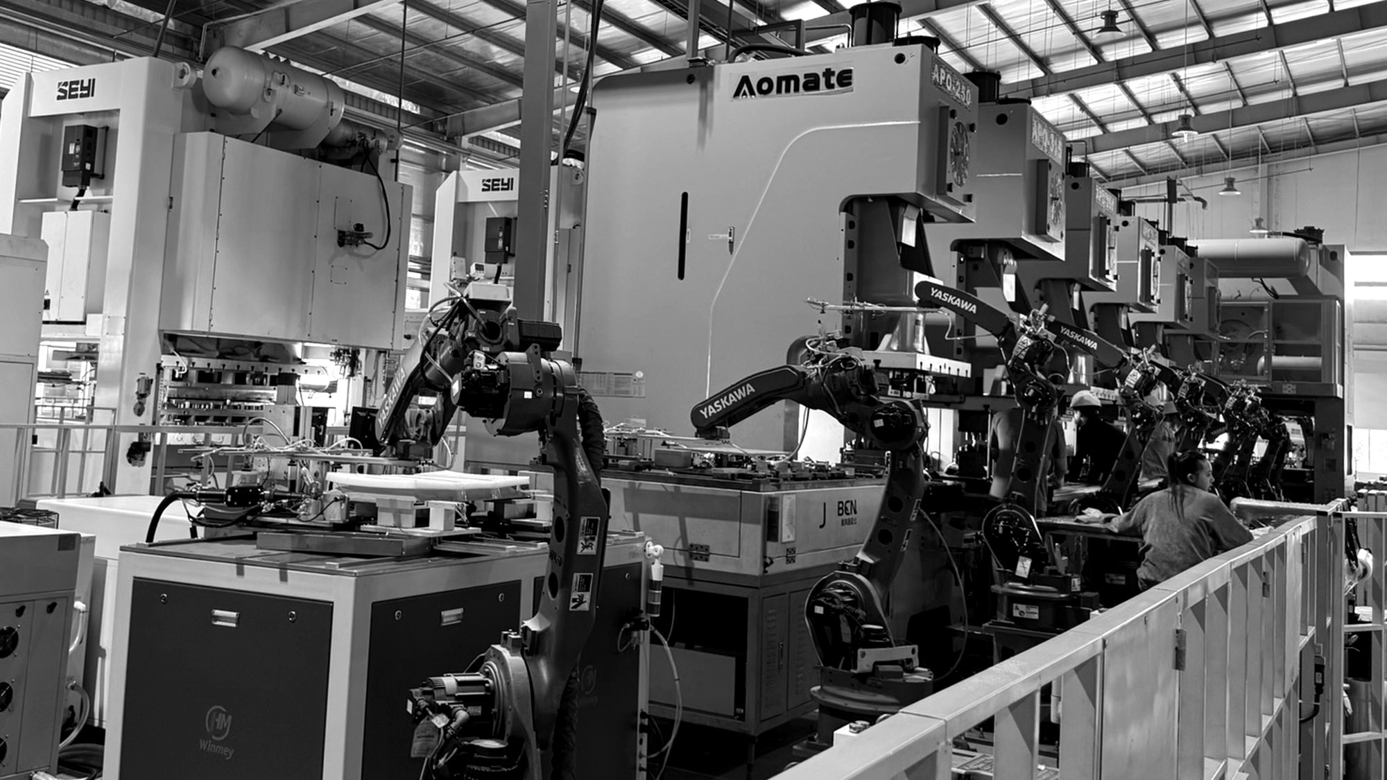 Press shop floor